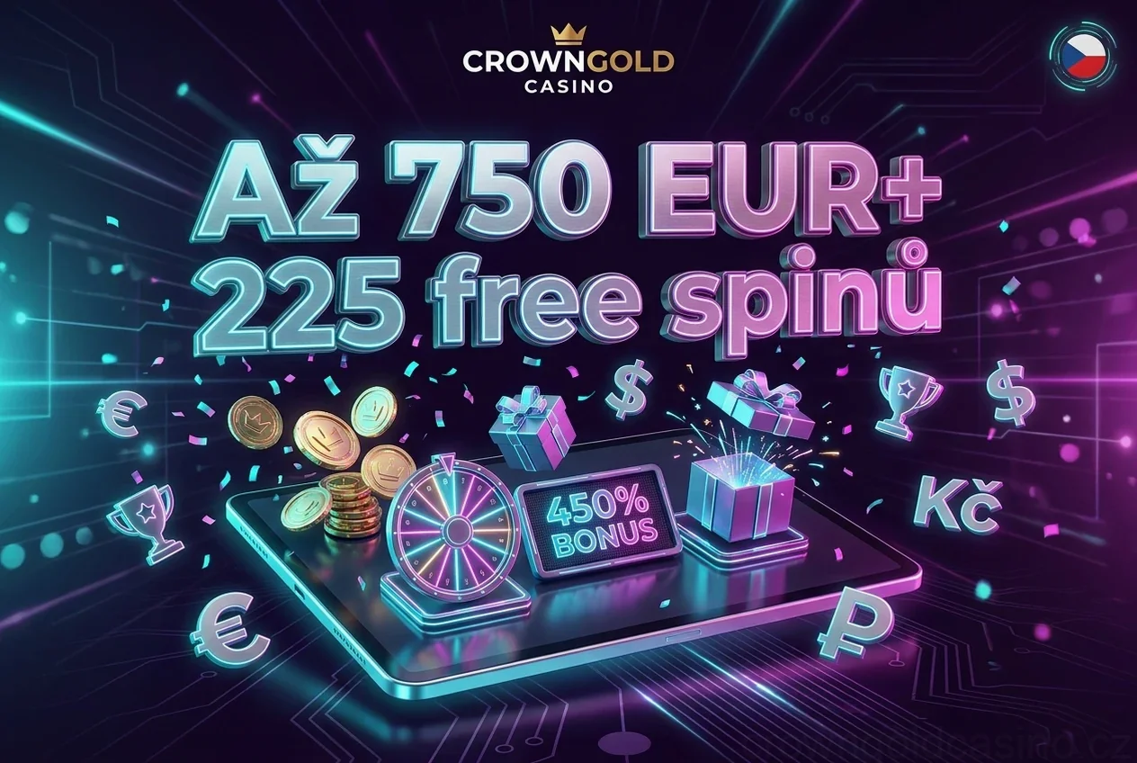 Až 750 EUR+ 225 free spinů